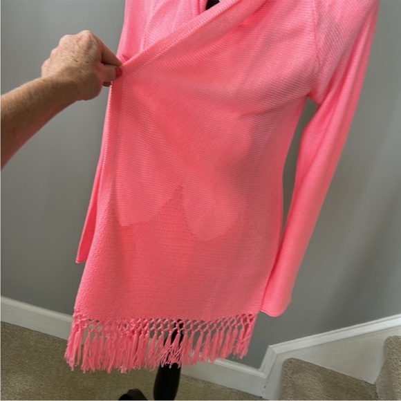 Lilly Pulitzer Tatum Cardigan in Lilly’s Coral - Picture 6 of 8